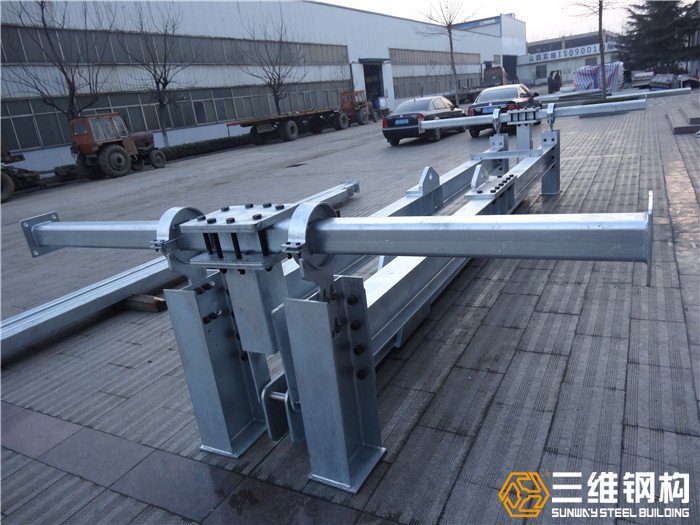三維跟蹤式太陽能支架加工案例圖2