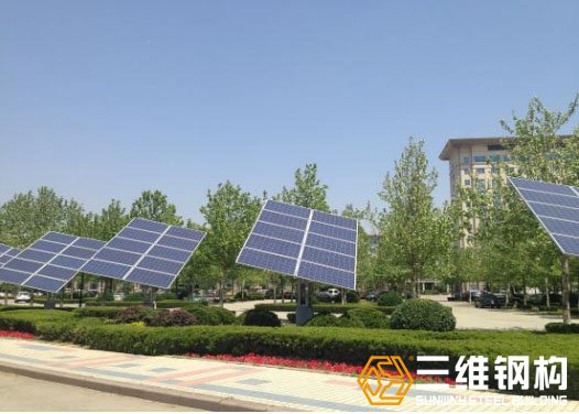 雙軸跟蹤式太陽能支架加工案例1