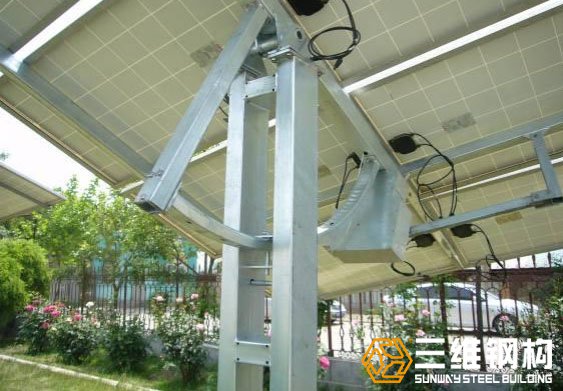 雙軸跟蹤式太陽能支架加工2